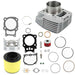 DURAFORCE Cylinder Piston Rings Gasket Kit Set Fit For Honda Rancher Trx350 TRX 350 New