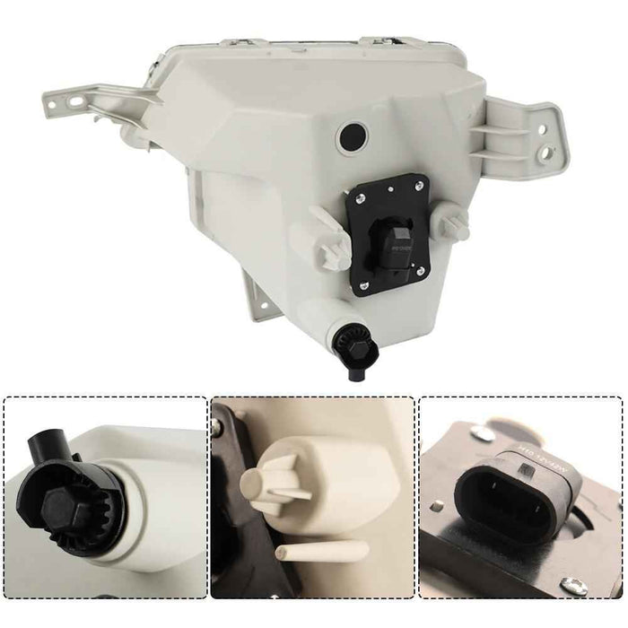 DURAFORCE Fog Light&Headlight Halogen w/LED DRL For Ford Explorer 2016-2018 Pair Headlamp