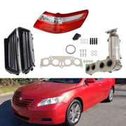 DURAFORCE For Toyota Camry 07-09 Pair Fog Lamp Covers Catalytic Conver Clear Tail Light RH