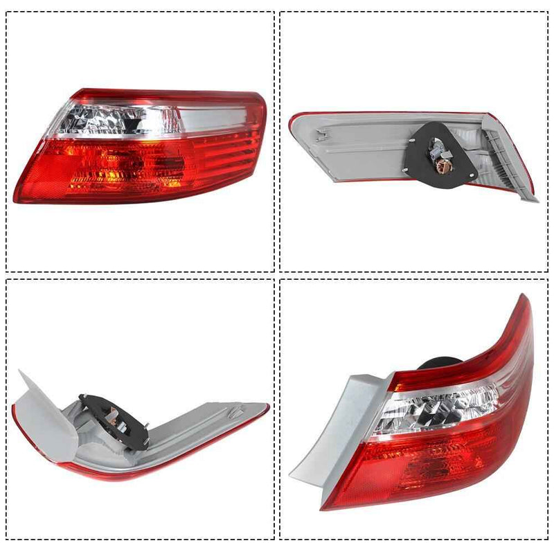 DURAFORCE For Toyota Camry 07-09 Pair Fog Lamp Covers Catalytic Conver Clear Tail Light RH