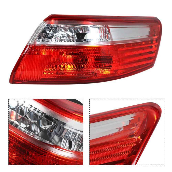 DURAFORCE For Toyota Camry 07-09 Pair Fog Lamp Covers Catalytic Conver Clear Tail Light RH