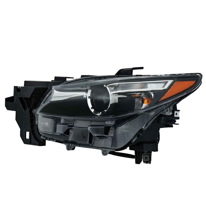 DURAFORCE For Mazda CX-9 GS GT 2016-2019-23 Left Side Headlight LED&Halogen Black w/o AFS