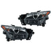 DURAFORCE Headlight For Mazda CX-9 2016-2023 LED Halogen Driver+Passenger Side Pair NO AFS