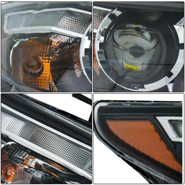 DURAFORCE Headlight For Mazda CX-9 2016-2023 LED Halogen Driver+Passenger Side Pair NO AFS