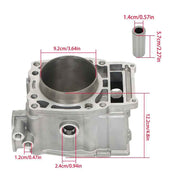 DURAFORCE Cylinder Piston Gasket Top End Set Kit For Polaris Sportsman 500 ATV 1996-2012