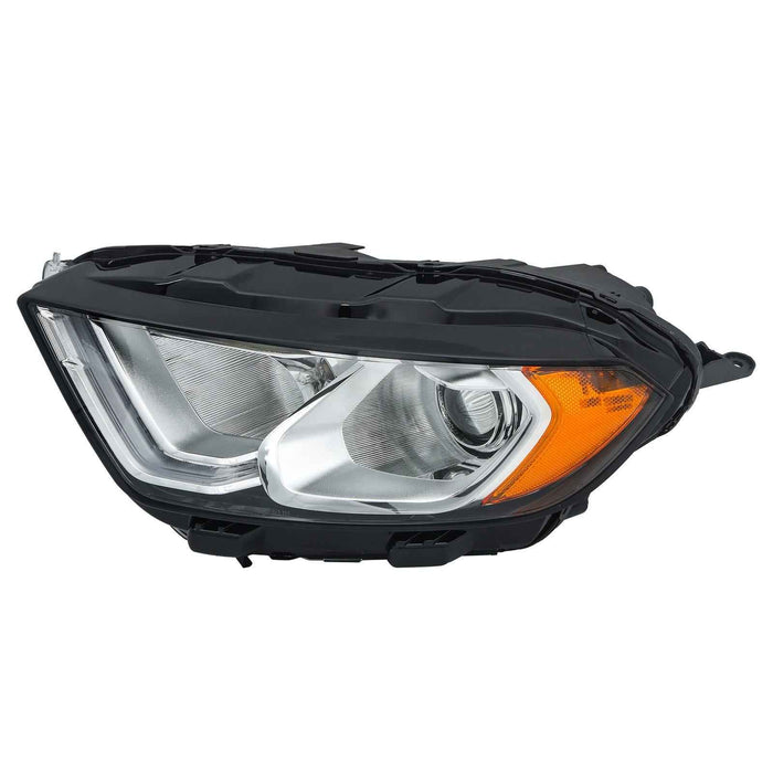 DURAFORCE For Ford EcoSport 2018-2023 Driver Headlight Halogen W/LED DRL Chrome Housing