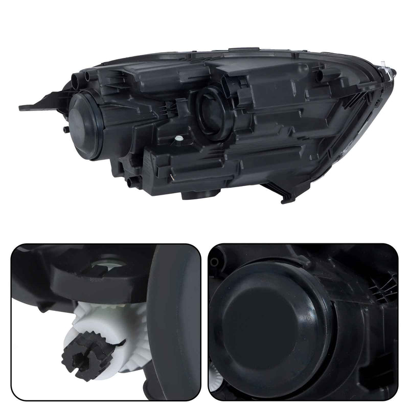 DURAFORCE For Ford EcoSport 2018-2023 Driver Headlight Halogen W/LED DRL Chrome Housing