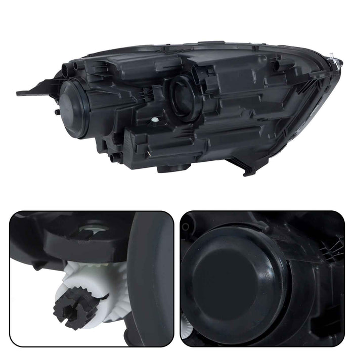 DURAFORCE For Ford EcoSport 2018-2023 Driver Headlight Halogen W/LED DRL Chrome Housing