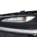 DURAFORCE Black Trim For Chrysler 200 2015-2017 Headlight Halogen Left/Driver W/LED DRL