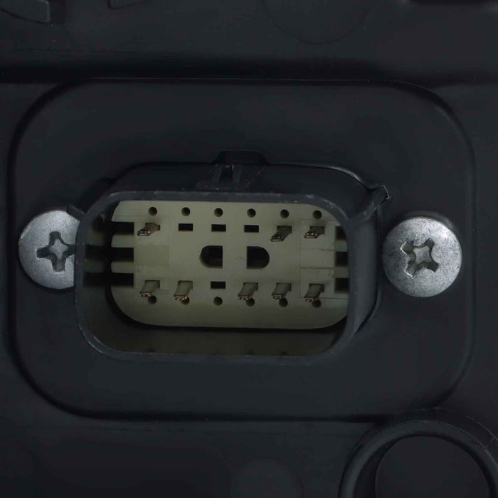 DURAFORCE Black Trim For Chrysler 200 2015-2017 Headlight Halogen Left/Driver W/LED DRL