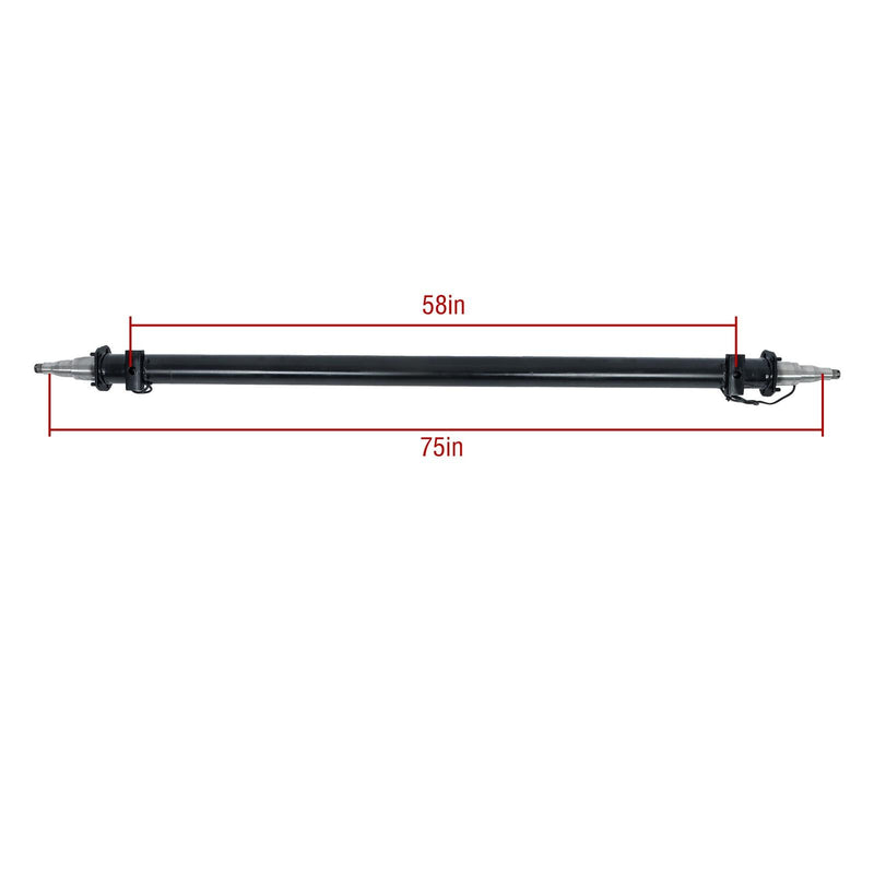 DURAFORCE For 7000lbs (Trailer Axle Only Beam) with Idler 75" Hub Face 58" Spring Center