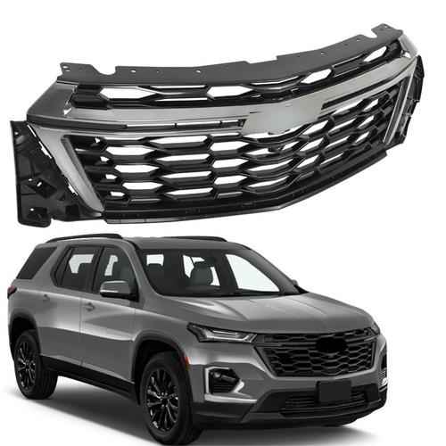 DURAFORCE 84426603 Bumper Grille Front Upper Grill For Chevrolet Traverse 2022-23 Plastic