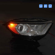 DURAFORCE Headlight For Ford EcoSport 2018-2023 Halogen W/LED DRL Right/RH Chrome Housing