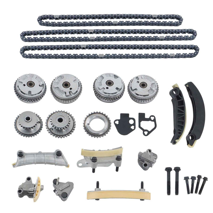 DURAFORCE For Equinox Cts Srx 3.0L 3.6L 2007-2015 4VVT Cam Phaser Int&Exh Timing Chain Kit
