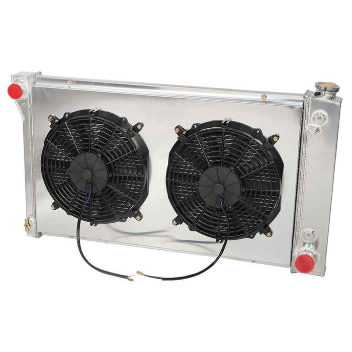 DURAFORCE CC369 3 Row Radiator+Shroud Fan+Relay For GMC Chevy C/K 10/20/30 1967-72 Pickup