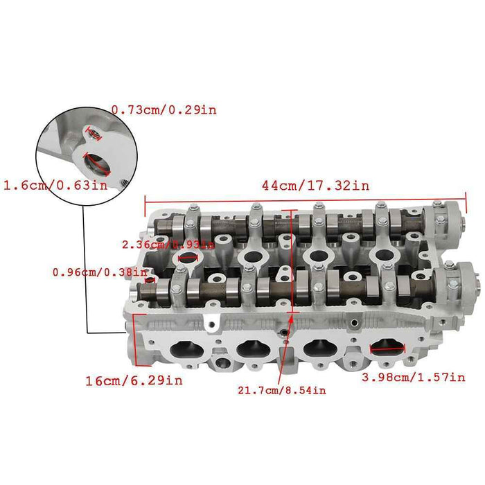 DURAFORCE Complete Cylinder Head Assembly F16D3 For GM Chevy AVEO 1.6L DOHC 2004-2006 2007