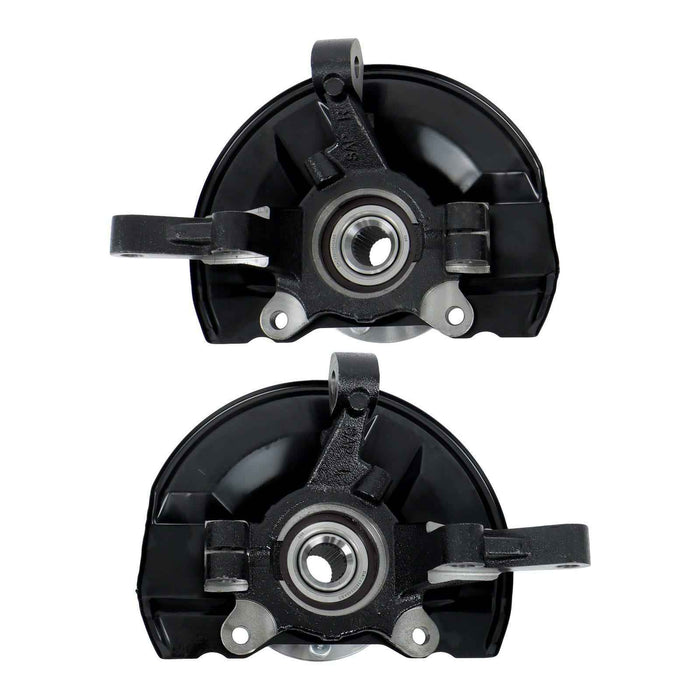 DURAFORCE Front Steering Knuckle + Wheel Hub Bearings For Jeep Compass Sport Utility 07-17