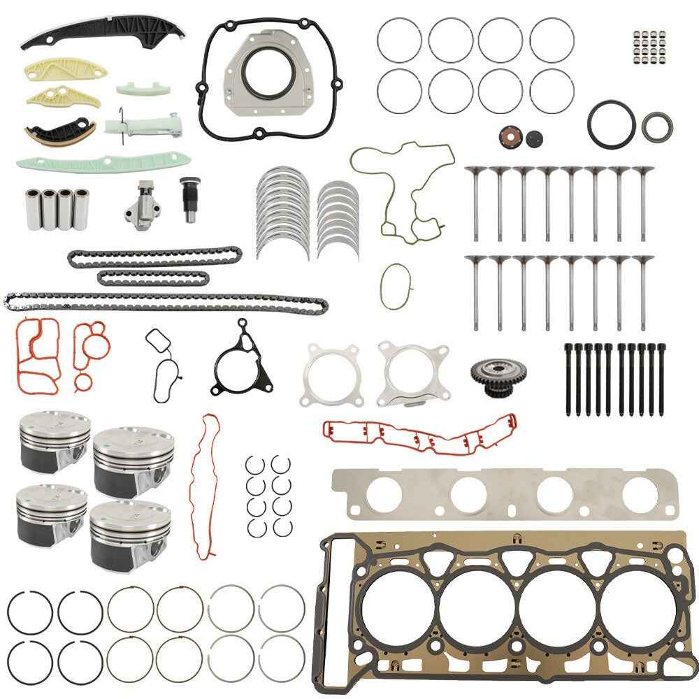 2.0T Engine Overhaul Rebuilding Kit For VW Golf Jetta Tiguan AUDI A4 A ...