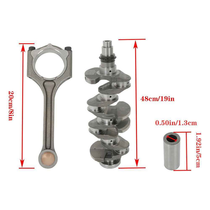 DURAFORCE For Hyundai Kia 2.0L 17-21 Engine Rebuild Kit- Crankshaft Con Rods Timing Gasket