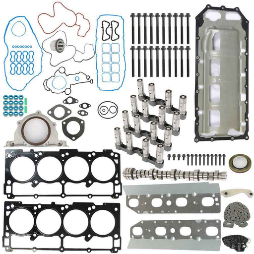 DURAFORCE Fit For Ram 1500 Pickup 2011 2012-2015 5.7L V8 MDS Camshaft Lifters Timing Kit