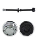 DURAFORCE Black Rear Driveshaft Prop Shaft Assembly For Jeep Grand Cherokee V8 5.7L 2011