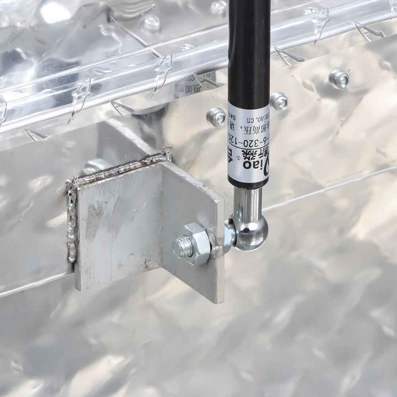 DURAFORCE 29"X15"X18"Aluminum Trailer Tongue Box For Camper PickUp Truck Tool Storage