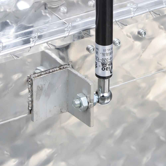 DURAFORCE 29"X15"X18"Aluminum Trailer Tongue Box For Camper PickUp Truck Tool Storage