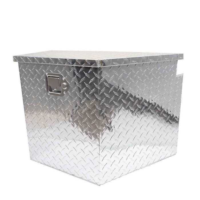 DURAFORCE 29"X15"X18"Aluminum Trailer Tongue Box For Camper PickUp Truck Tool Storage