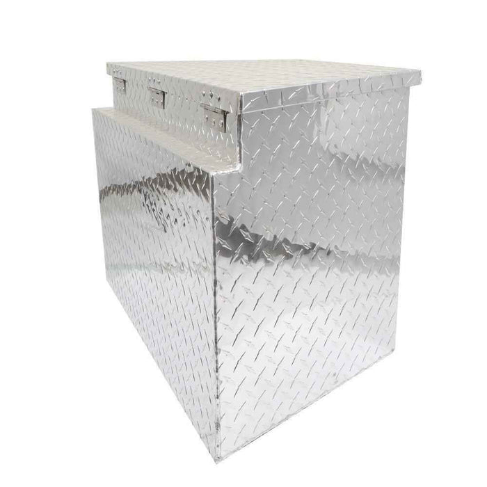DURAFORCE 29"X15"X18"Aluminum Trailer Tongue Box For Camper PickUp Truck Tool Storage