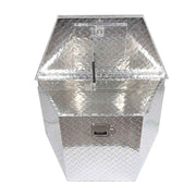 DURAFORCE 29"X15"X18"Aluminum Trailer Tongue Box For Camper PickUp Truck Tool Storage
