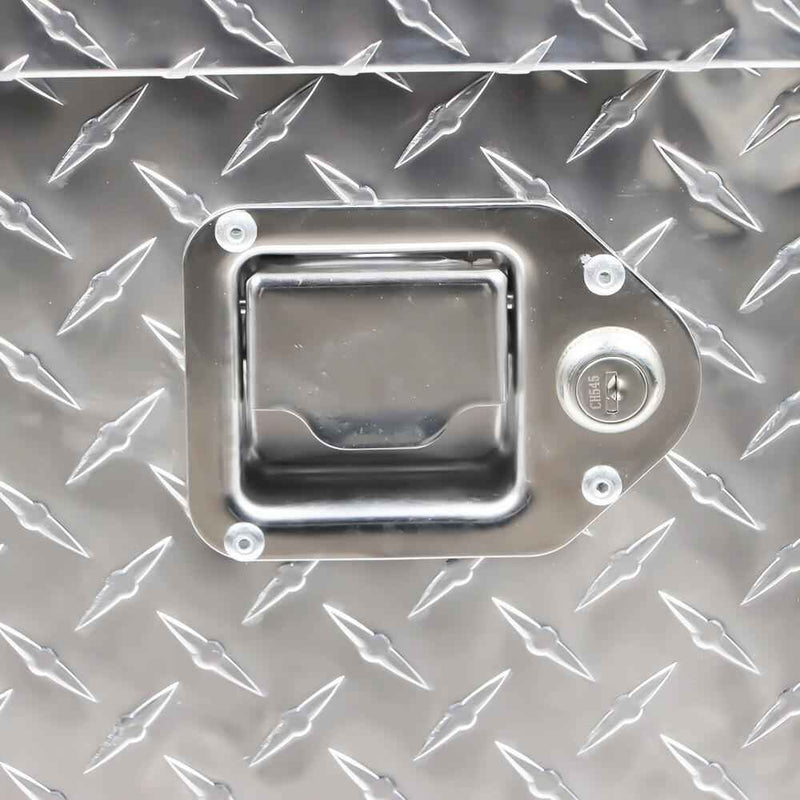 DURAFORCE 29"X15"X18"Aluminum Trailer Tongue Box For Camper PickUp Truck Tool Storage