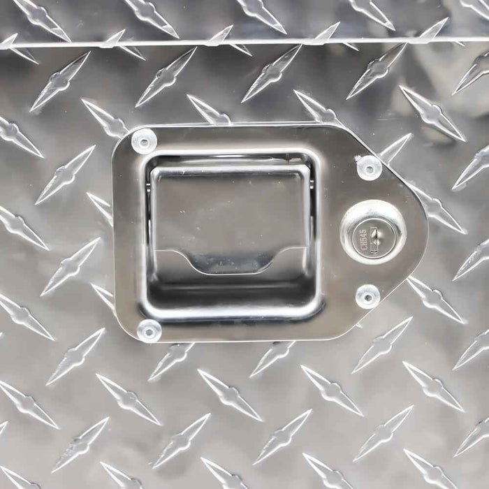 DURAFORCE 29"X15"X18"Aluminum Trailer Tongue Box For Camper PickUp Truck Tool Storage