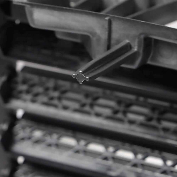 DURAFORCE Front Upper Radiator Grille Air Shutter Assembly ML3Z8475C For Ford F150 21-22