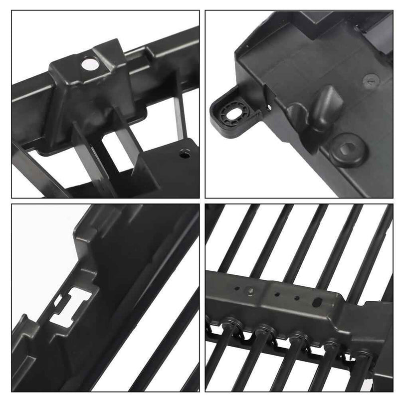 DURAFORCE Front Upper Radiator Grille Air Shutter Assembly ML3Z8475C For Ford F150 21-22