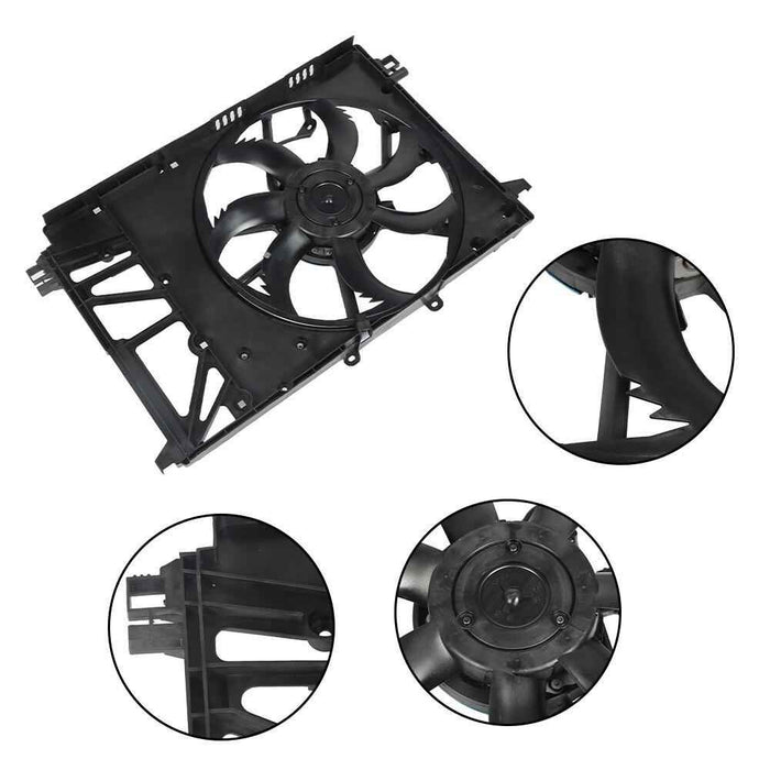 DURAFORCE 1636025010 Radiator Condenser Cooling Fan Assembly For Toyota Camry 18-20 2.5L