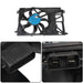 DURAFORCE 1636025010 Radiator Condenser Cooling Fan Assembly For Toyota Camry 18-20 2.5L