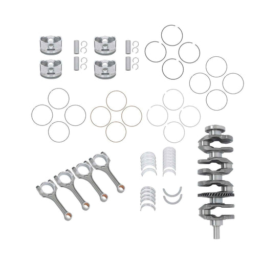DURAFORCE Engine Crankshaft/Con Rod/Bearing/Pistons&Rings Set For Toyota Scion 2AZFE 2.4L