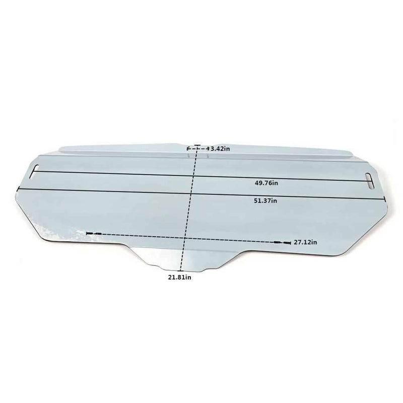 DURAFORCE Rear Polycarbonate Windshield For Honda Talon 1000R / 1000X Dark Tint 2019+