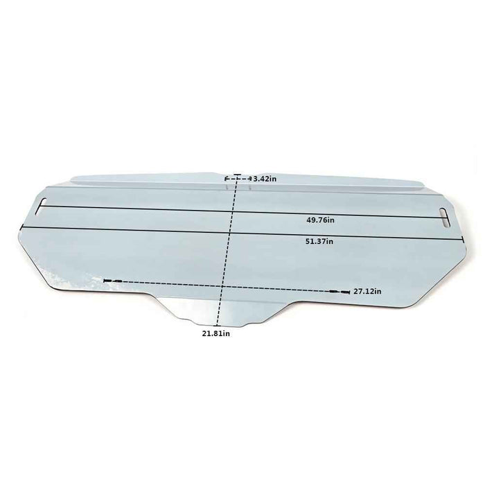 DURAFORCE Rear Polycarbonate Windshield For Honda Talon 1000R / 1000X Dark Tint 2019+