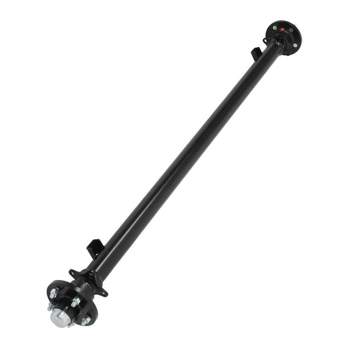 DURAFORCE 3.5K Trailer Axle 3500 lbs 5 lug 61" Hub Face 46" Spring Center 48" Wide Frame