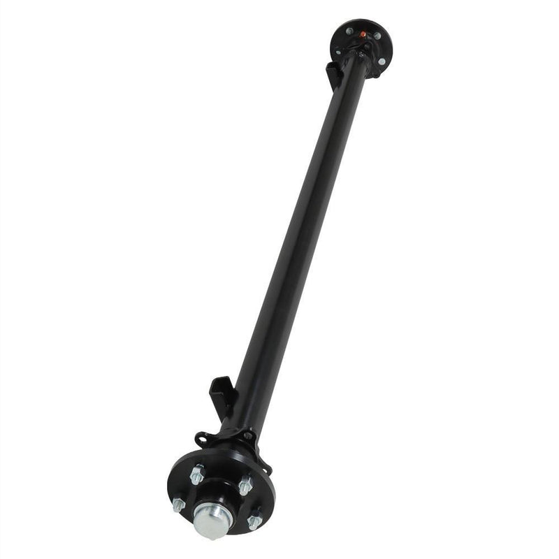 DURAFORCE 3.5K Trailer Axle 3500 lbs 5 lug 61" Hub Face 46" Spring Center 48" Wide Frame