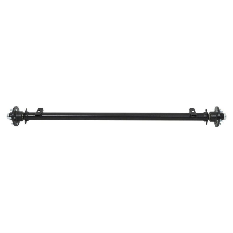 DURAFORCE 3.5K Trailer Axle 3500 lbs 5 lug 61" Hub Face 46" Spring Center 48" Wide Frame