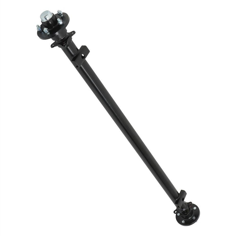 DURAFORCE 3.5K Trailer Axle 3500 lbs 5 lug 61" Hub Face 46" Spring Center 48" Wide Frame