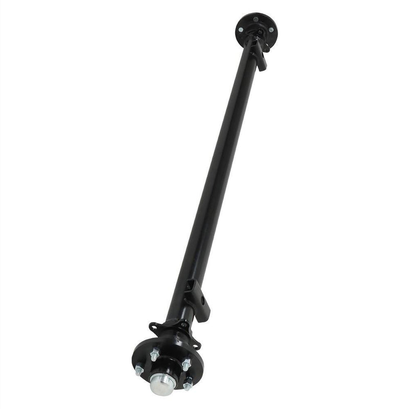 DURAFORCE 3.5K Trailer Axle 3500 lbs 5 lug 61" Hub Face 46" Spring Center 48" Wide Frame