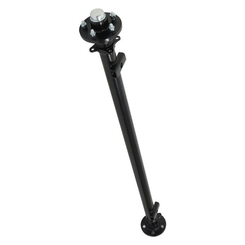 DURAFORCE 3.5K Trailer Axle 3500 lbs 5 lug 61" Hub Face 46" Spring Center 48" Wide Frame