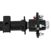 DURAFORCE 3.5K Trailer Axle 3500 lbs 5 lug 61" Hub Face 46" Spring Center 48" Wide Frame