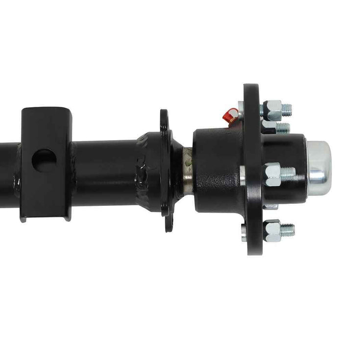 DURAFORCE 3.5K Trailer Axle 3500 lbs 5 lug 61" Hub Face 46" Spring Center 48" Wide Frame