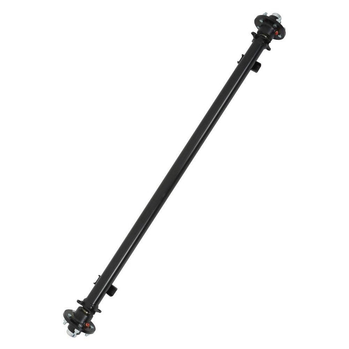 DURAFORCE 3.5K Trailer Axle 3500 lbs 5 lug 61" Hub Face 46" Spring Center 48" Wide Frame