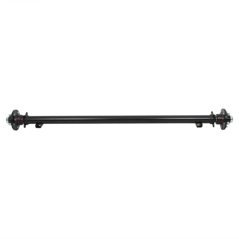 DURAFORCE 3.5K Trailer Axle 3500 lbs 5 lug 61" Hub Face 46" Spring Center 48" Wide Frame