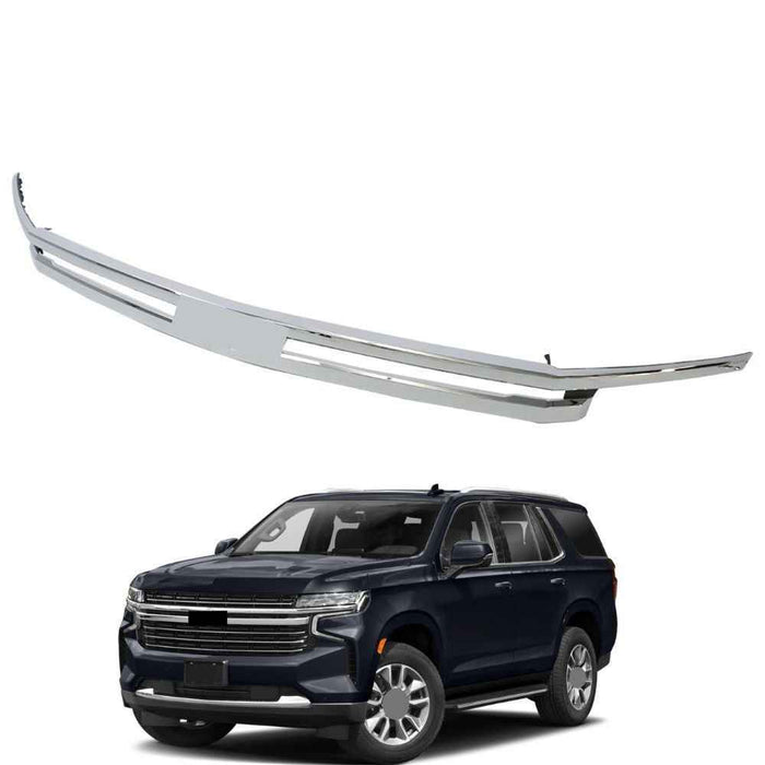 DURAFORCE 84913568 For Chevy Tahoe/Suburban 2021-2023 Front Grille Grill Gloss Chrome Trim